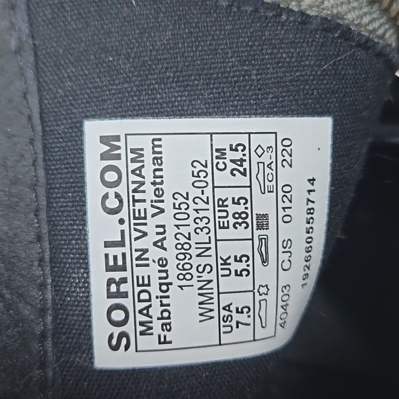 Sorel Emelie Zip Bootsie Waterproof Gray Boots - Picture 10 of 10